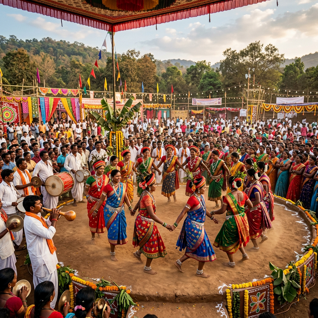 Tribal cultural traditions in Nandurbar